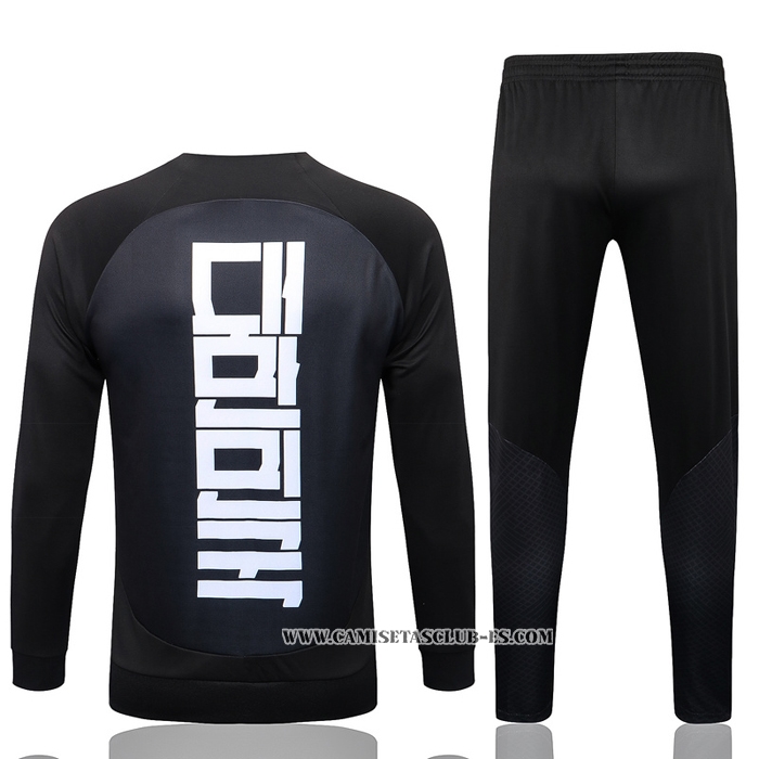 Chandal de Chaqueta del Corea del Sur 22-23 Negro y Rojo